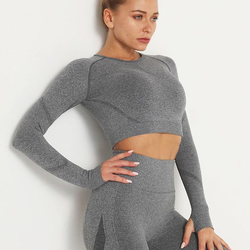 Pure Fit Long Sleeves | Gris Foncé